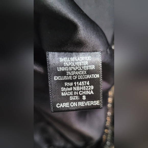 NWT! Metallic Tweed Sequin Crop Women's Open Front Spring Blazer/Jacket Small - Picture 15 of 17